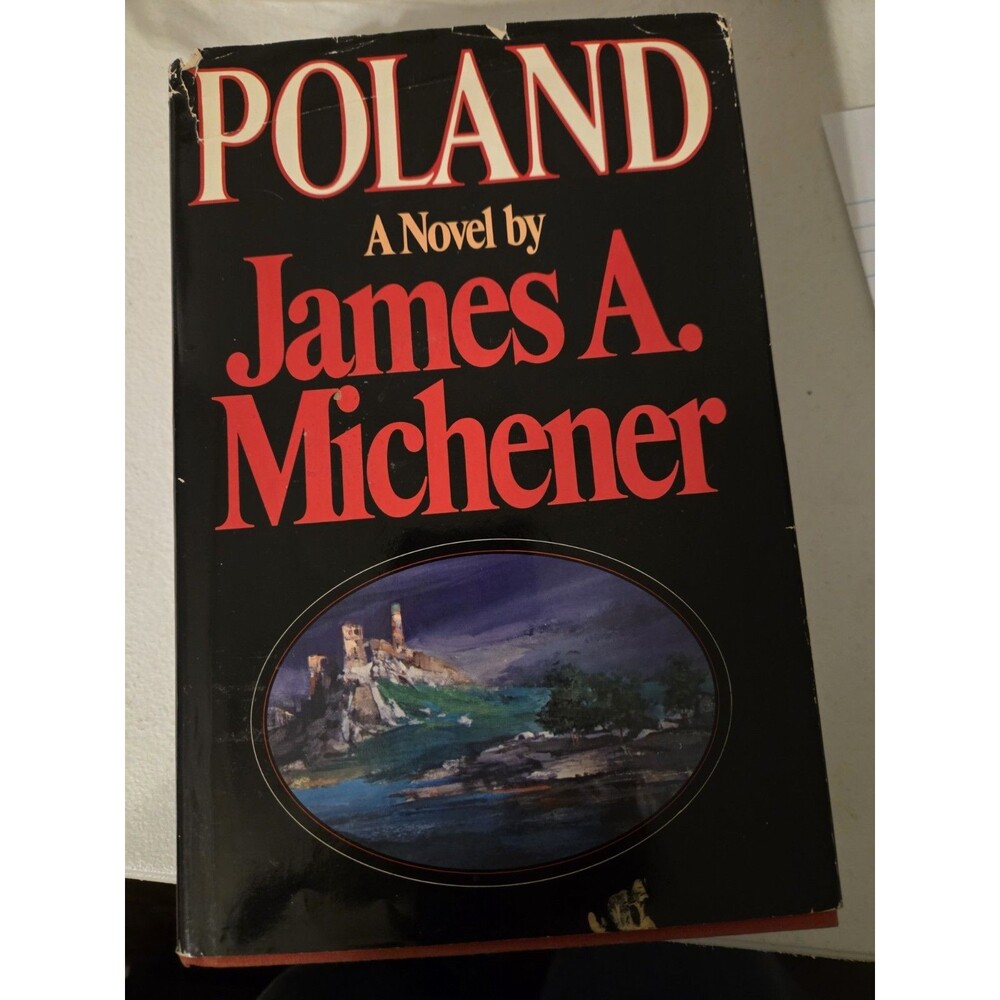 POLAND 1st Ed & Printing Hardcover HC/DJ Novel by JAMES MICHENER First Edition